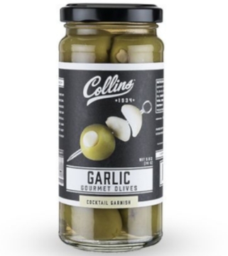 Picture of Collins Garlic Stuffed Gourmet Olives 4.5oz jar